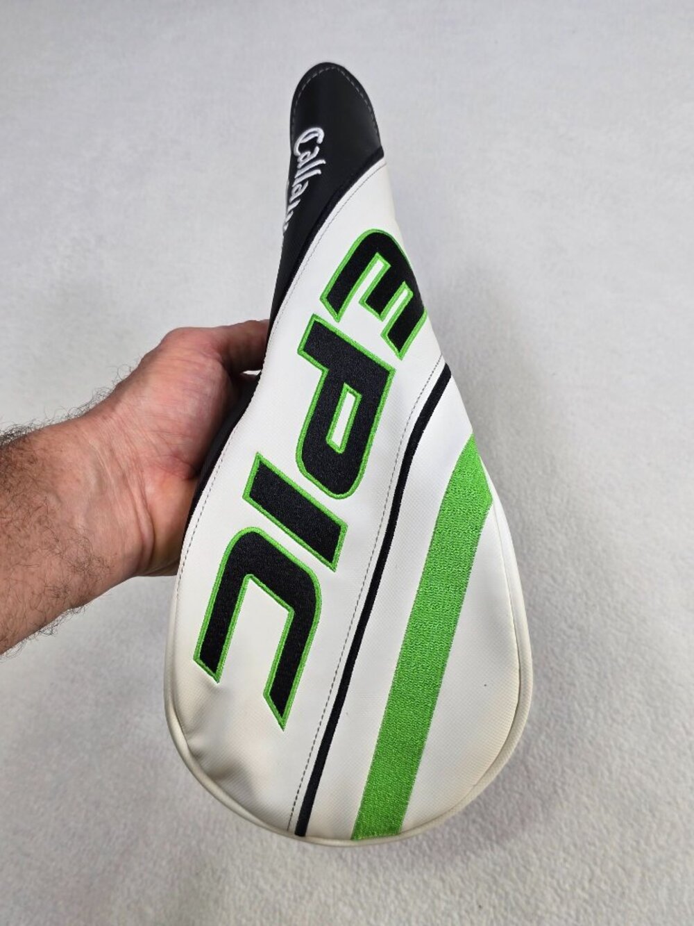 Callaway Epic Fairway Wood Driver Golf Club Headcover Black White Green
